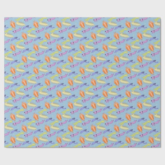 Cambrian Kawaii Test Cadeaupapier (Vlak)