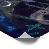 Cambrian Mermaid ART PRINT pop surrealistische fan (Hoek)