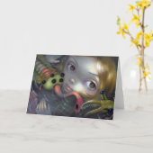 "Cambrian Mermaid"-Wenskaart Kaart (Gele Bloem)