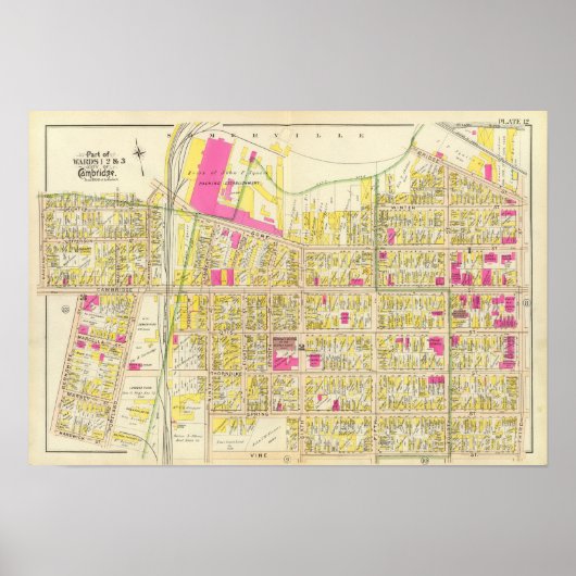 Cambridge Atlas 14 Poster (Voorkant)