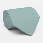 Cambridge Blauw Groen Effen Kleur Stropdas (Opgerold)