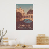 Cambridge Bridge Of Sighs Reisposter Poster (Keuken)