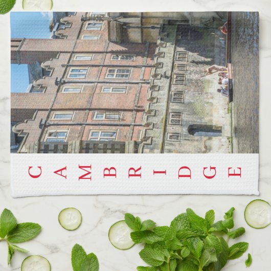 Cambridge Bridge of Sighs tea Towel Theedoek (Gevouwen)
