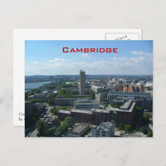 Cambridge Briefkaart (Voorkant / Achterkant)