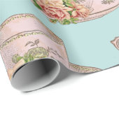 Cambridge Collectie, Tea Time Cadeaupapier (Rol Hoek)