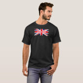 Cambridge County England UK Britse vlag Raglan T-shirt (Voorkant volledig)