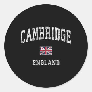 Cambridge England Atletische Sport Ronde Sticker