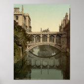  Cambridge England, Bridge of Sighs Poster (Voorkant)