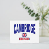 Cambridge England Briefkaart (Staand voorkant)