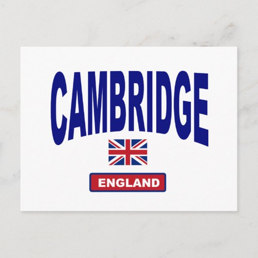 Cambridge England Briefkaart (Voorkant)