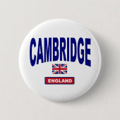 Cambridge England Ronde Button 5,7 Cm (Voorkant)
