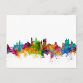 Cambridge England Skyline Briefkaart (Voorkant)