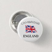 Cambridge England UK Britse vlag Ronde Button 3,2 Cm (Voorkant /achterkant)