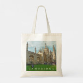 Cambridge King's College uitzicht canvas tas (Achterkant)