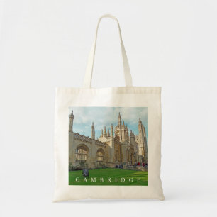 Cambridge King's College uitzicht canvas tas
