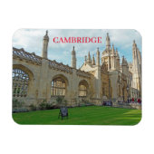 Cambridge King's College uitzicht fridge magnet Magneet (Horizontaal)