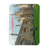 Cambridge King's College uitzicht fridge magnet Magneet (Verticaal)