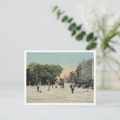 Cambridge MA, Harvard Square, 1910 Briefkaart (Staand voorkant)