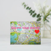 CAMBRIDGE, MA Kaart 'Save the date!' Briefkaart (Staand voorkant)