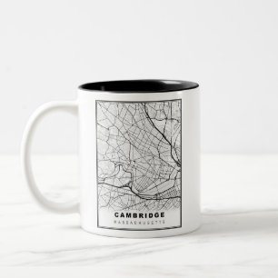 Cambridge Map Tweekleurige Koffiemok
