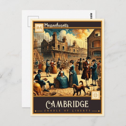 Cambridge, Massachusetts |  Briefkaart (Voorkant / Achterkant)