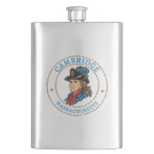 Cambridge Massachusetts Koloniaal Flacon (Voorkant)