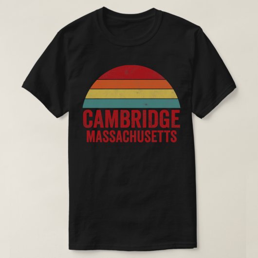 Cambridge Massachusetts T-shirt (Design voorkant)