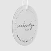 Cambridge, Massachusetts Travel Verenigde Staten Ornament (voorkant)