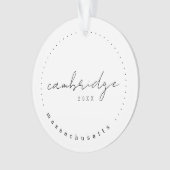 Cambridge, Massachusetts Travel Verenigde Staten Ornament (voorkant)