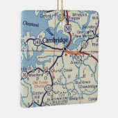 Cambridge MD  Map Keramisch Ornament (Rechts)