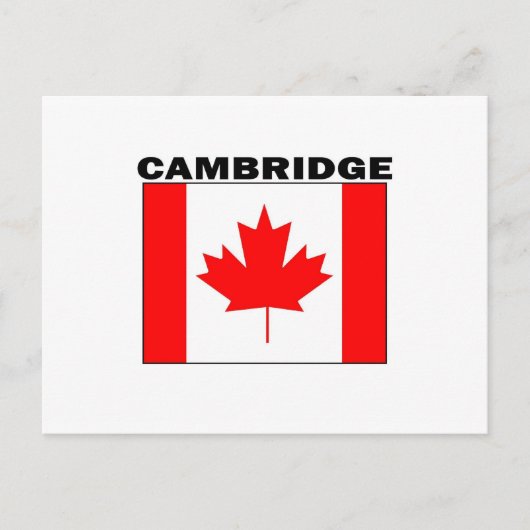 Cambridge, Ontario Briefkaart (Voorkant)