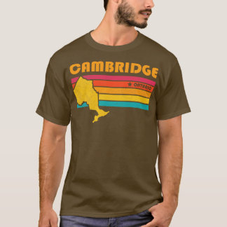 Cambridge Ontario Canada Vintage Gedecoreerd Souve T-shirt