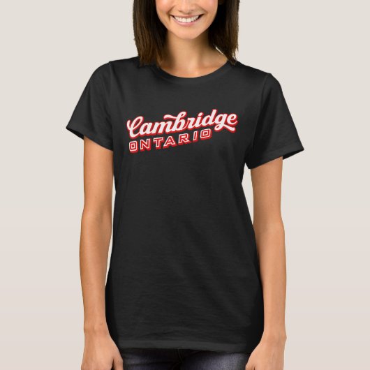 Cambridge Ontario T-shirt (Voorkant)