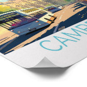 Cambridge Travel Poster - Engeland Wall Art (Hoek)