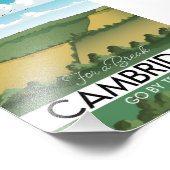 Cambridge Treinreisposter Foto Afdruk (Hoek)