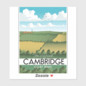 Cambridge treinreisposter sticker (Vel)