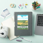Cambridge treinreisposter sticker (iPad Cover)