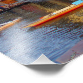 Cambridge. Uitzicht van de Magdalene Bridge. Fotop Foto Afdruk (Hoek)