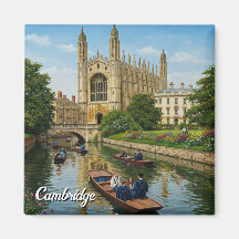 Cambridge University Engeland Travel Punting