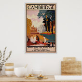 Cambridge Vintage Poster (Keuken)