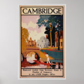 Cambridge Vintage Poster (Voorkant)
