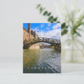 Cambridge wiskundige brug op ansichtkaart briefkaart (Staand voorkant)