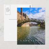 Cambridge wiskundige brug op ansichtkaart briefkaart (Voorkant / Achterkant)