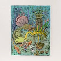 Cambrische wezens puzzel