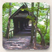 Cambron Covered Bridge, Madison County, Alabama Drankjes Onderzetter (Voorkant)