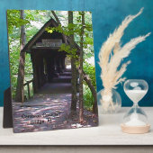 Cambron Covered Bridge, Madison County, Alabama Fotoplaat (Zijkant)