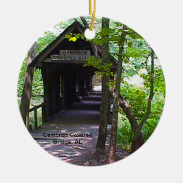 Cambron Covered Bridge, Madison County, Alabama Keramisch Ornament