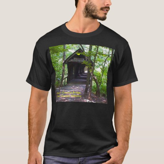 Cambron Covered Bridge, Madison County, Alabama T-shirt (Voorkant)