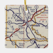 Camden AR Keramisch Ornament (Voorkant)