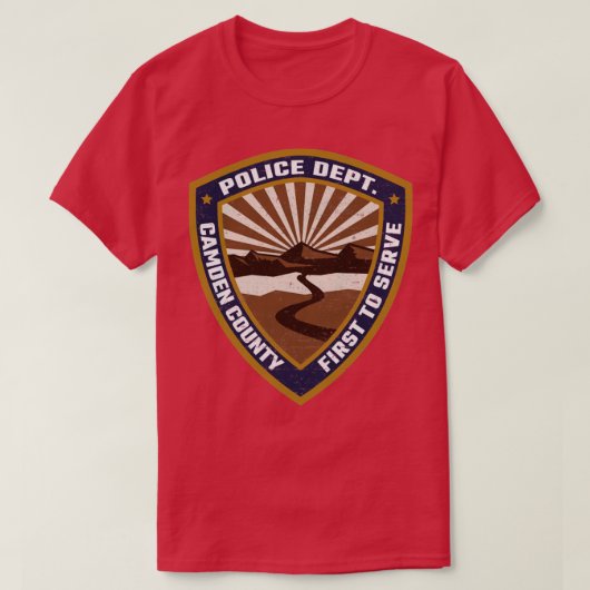 Camden County PD droeg RxTp T-shirt (Design voorkant)